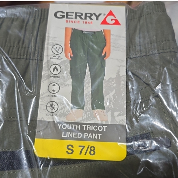 Gerry Youth Tricot Lined Pant, Nwt - Picture 3 of 5